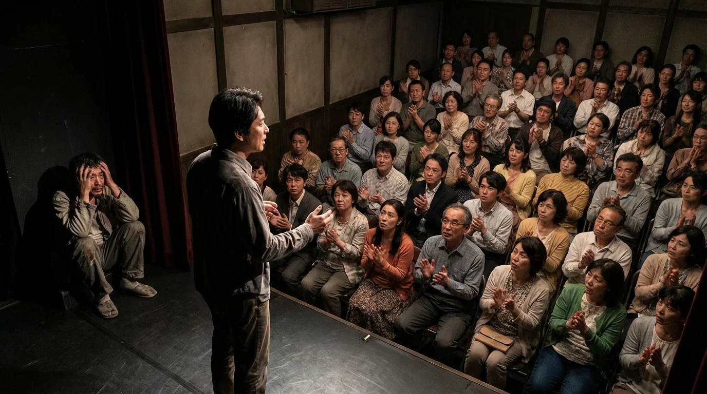 拍手のタイミングが分からない観客ばかりのお悩みイメージ