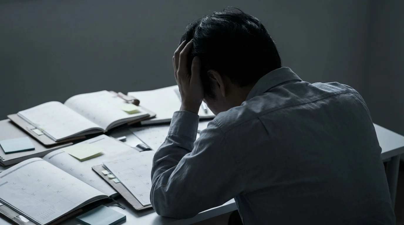 スケジュール管理が追いつかないのお悩みイメージ