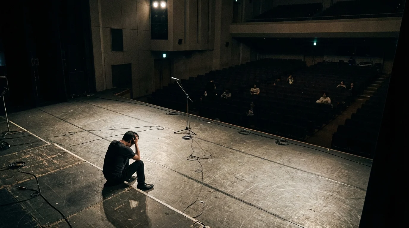 声量審査で歓声が足りないのお悩みイメージ
