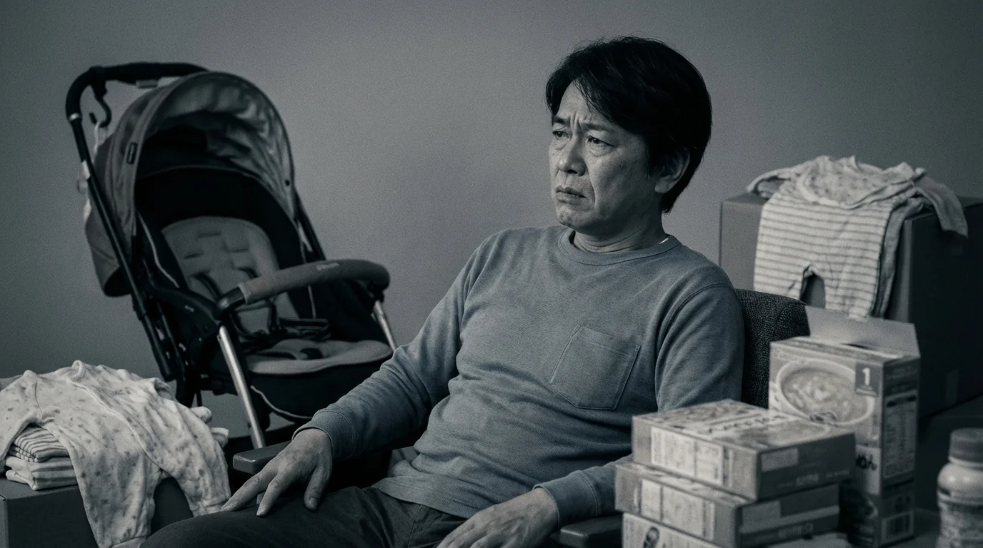 ベビー用品の広告に赤ちゃんが必要のお悩みイメージ