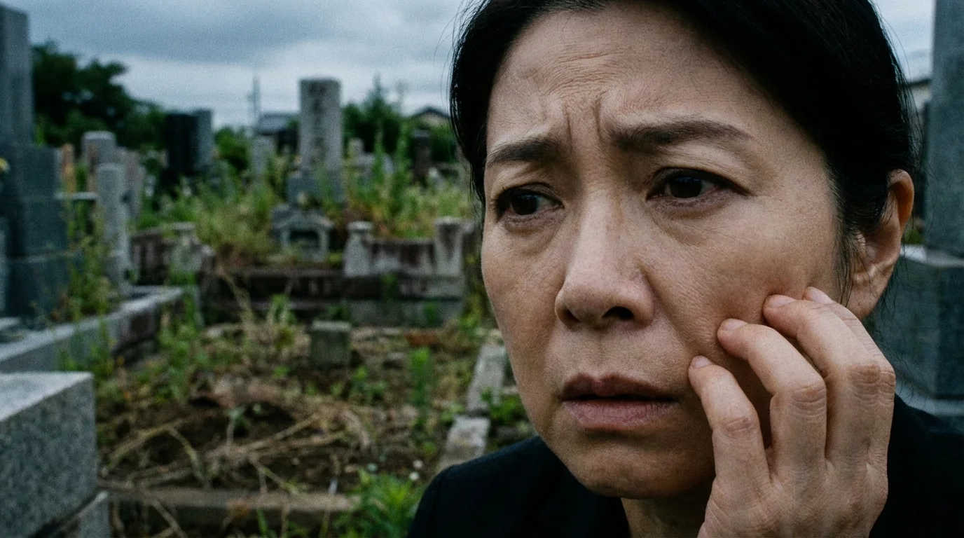 Worried the grave has become overgrown concern image