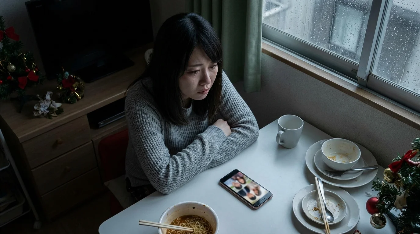 クリスマスや誕生日を一人で過ごしたくないのお悩みイメージ