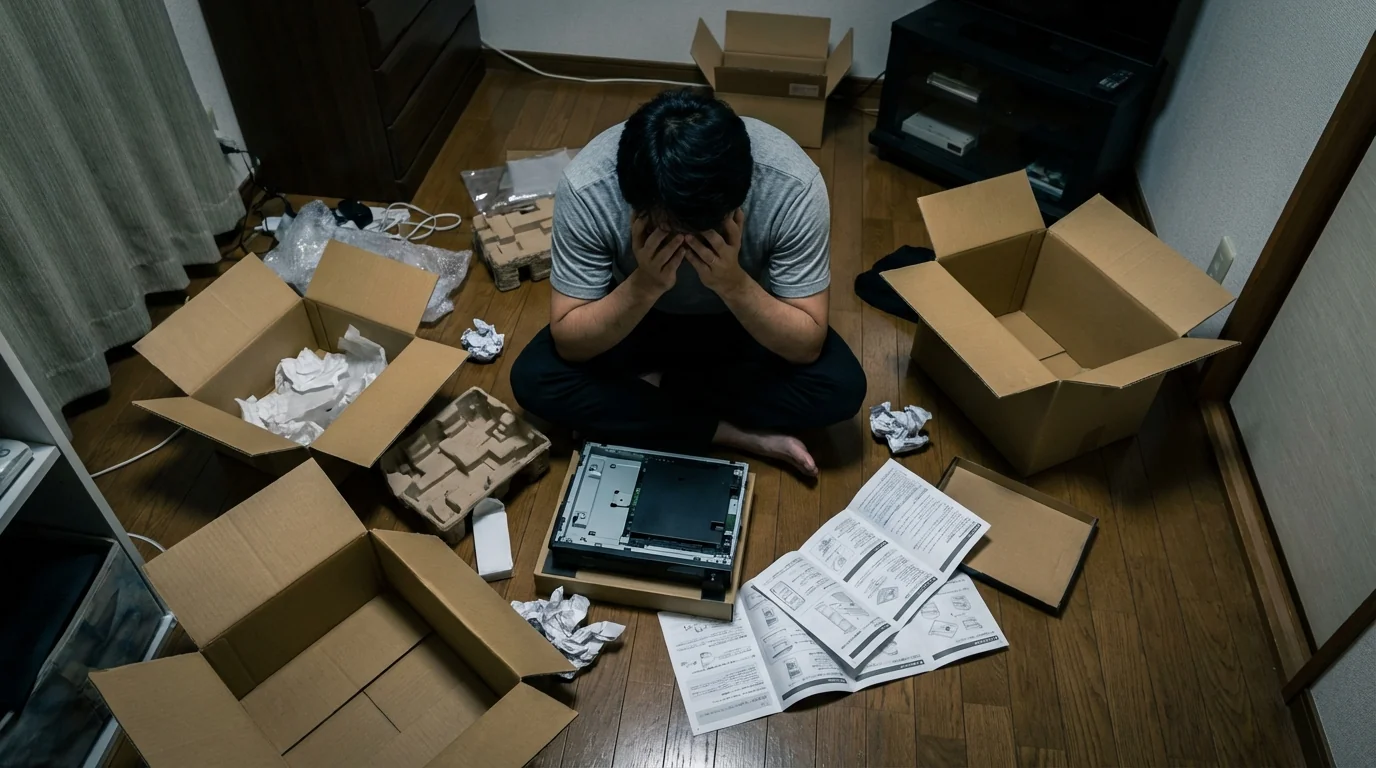 パッケージの開封体験まで検証したいのお悩みイメージ