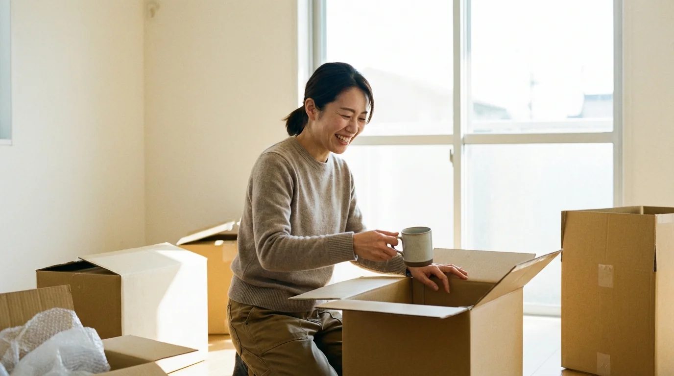 便利屋サービスの利用シーン 荷解き